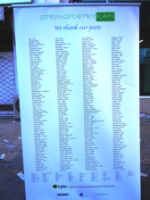 List of poets participating